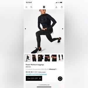 *Brand new with tags on* Sweaty Betty Power leggings